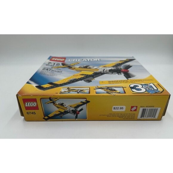LEGO NIB NRFB 2009 CREATOR: Propeller Power 6745 Sealed Unopened Box 3-in-1 - Picture 6 of 7